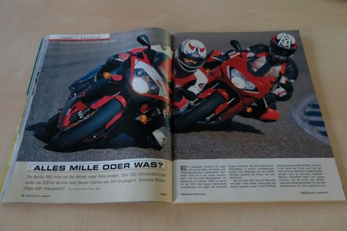 Motorrad 2001 aprilia rsv - 06/2001,
