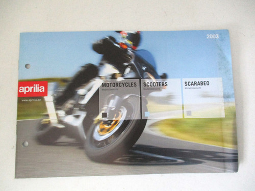 Aprilia broschüre prospekt - broschüre, /