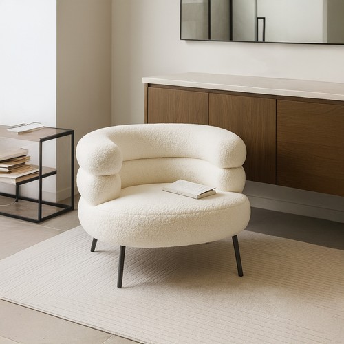 Bouclé sessel divit ps16 - sessel,